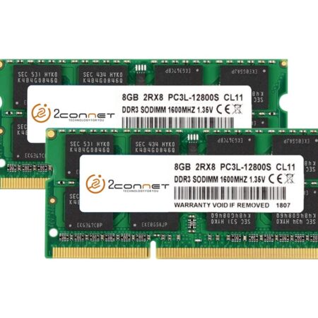 2CONNET DIMM LAPTOP 8.0 GB DDR3 PC3L-12800 1600MHZ 2C-ME03