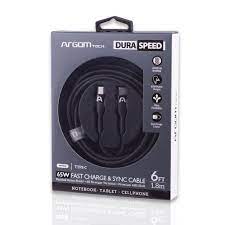 CABLE ARGOM TIPO C TO TIPO C 6 PIES ARG-CB-0047BK