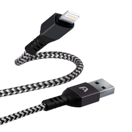 CABLE USB LIGHTNING 6FT ARGOM ARG-CB-0023BK FOR APPLE