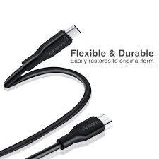 CABLE ARGOM DURAFLEX TIPO C TO C 6FT ARG-CB-0070BK