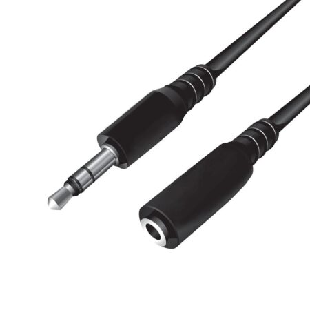 CABLE AUDIO 3.5 MM JACK TO 3.5 F EXTENSION 5FT ARG-CB-0038