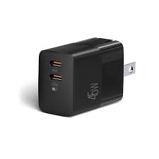 CARGADOR PD DUAL TIPO C/ USB ARGOM FAST CHARGER ARG-AC-0134BK