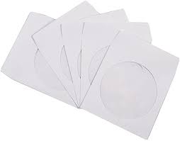 FUNDITA PARA CD BLANCA 100 PK