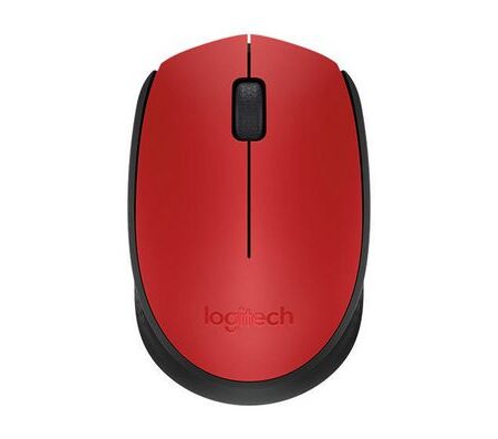 MOUSE USB LOGITECH WIRELESS M170 RED