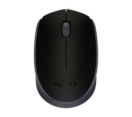 MOUSE USB LOGITECH WIRELESS M170 BLACK/GRAY