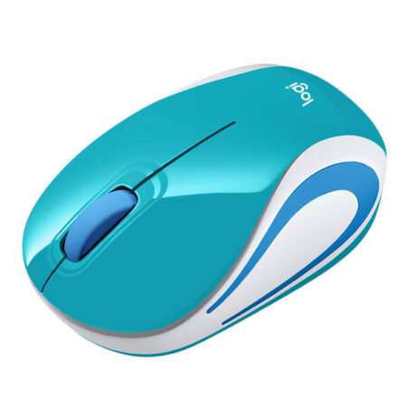 MOUSE USB LOGITECH M187 WIRELESS VERDE AZULADO TEAL