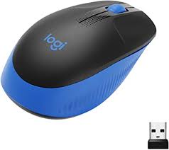 MOUSE USB LOGITECH M190 WIRELESS BLUE
