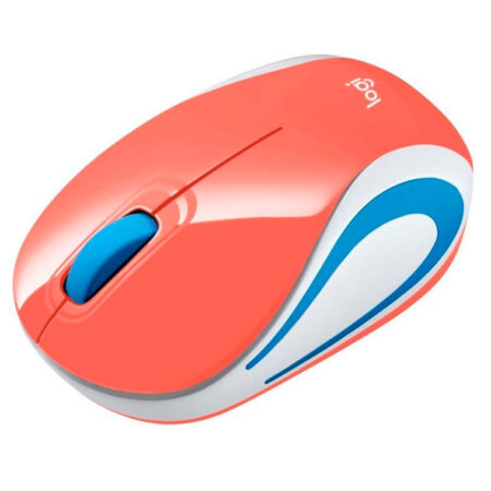 MOUSE USB LOGITECH M187 WIRELESS CORAL