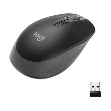MOUSE USB LOGITECH M190 WIRELESS GRIS/NEGRO