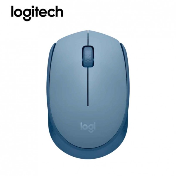 MOUSE USB LOGITECH WIRELESS M170 BLUE/GREY