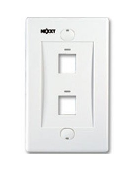 RJ-45 FACE PLATE NEXXT 2 PORT WHITE AW160NXT02