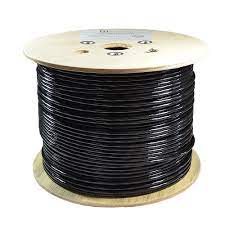 RJ-45 CABLE UTP CAT6E ROLLO 1000FT CLICKAM BLACK CC-CAT6CCA