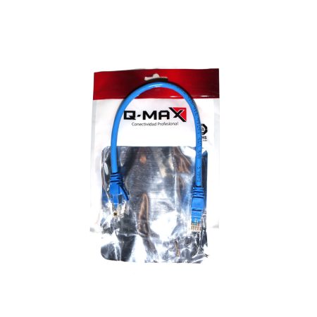 Q- MAX CABLE DE RED PATCH CORD CAT6 (1 PIES)