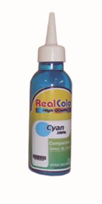 TINTA REAL COLOR CYAN UNIVERSAL 1/2 LITRO