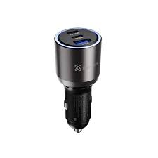 CARGADOR CARRO USB/ TIPO C KLIPX 140W KCC-140